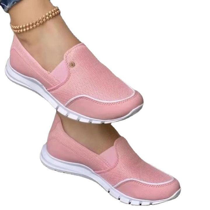 Dame Slip-On Sneakers med åndbart mesh-overflade og fleksibel sål Stilla
