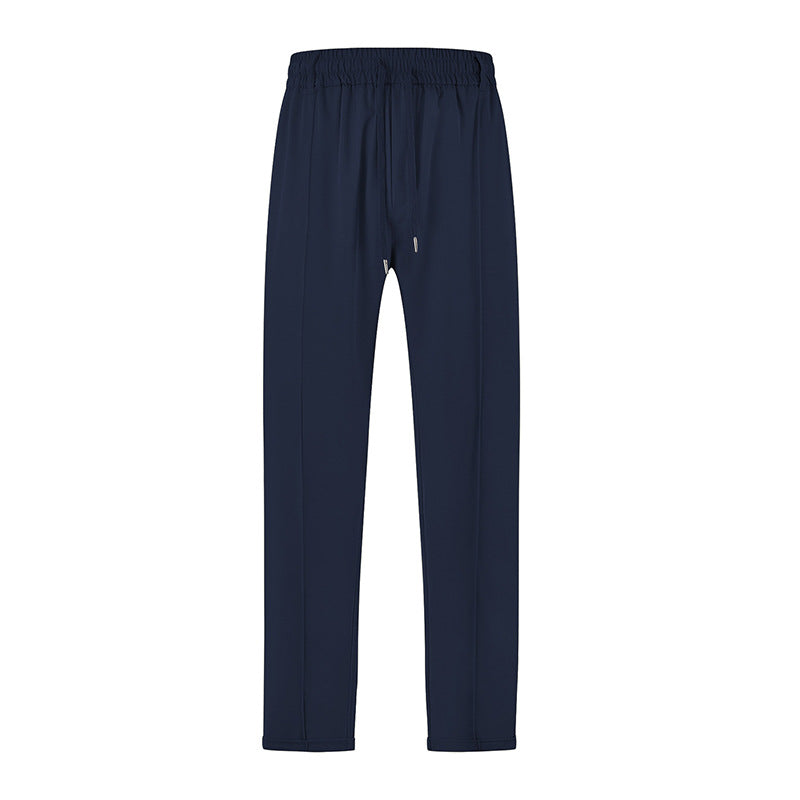 Herren Sporty Joggingbukser med elastisk linning og praktiske sidelommer Stilla