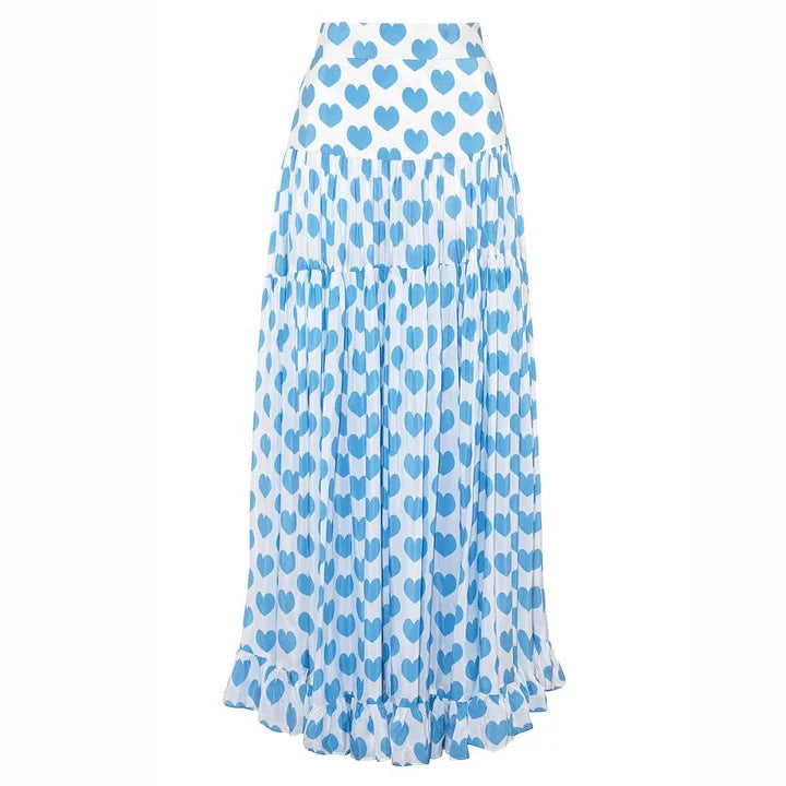 Dame bikiniset med bandeau-overdel og flæse-shorts Skovae