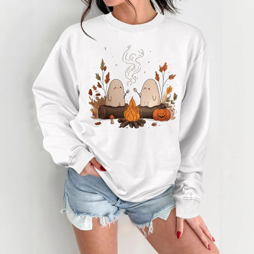 Kvinders sweatshirt med legende spookymotiv og behagelig pasform Stilla
