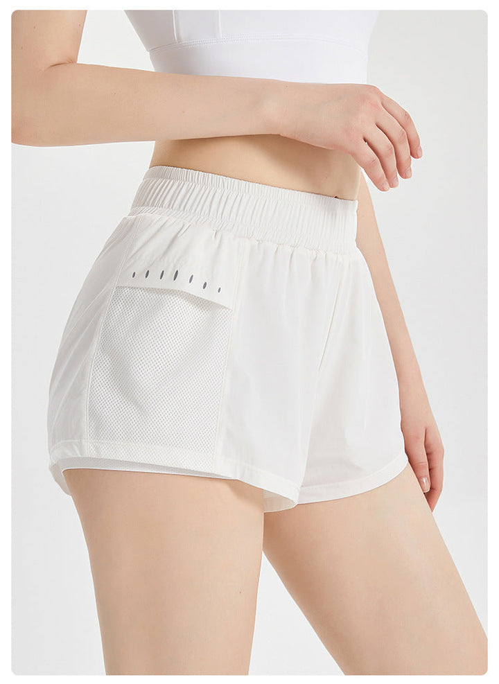 Stilla | Liv Anti Chafe Yoga Shorts Hurtør, Lommer & Mavekontrol