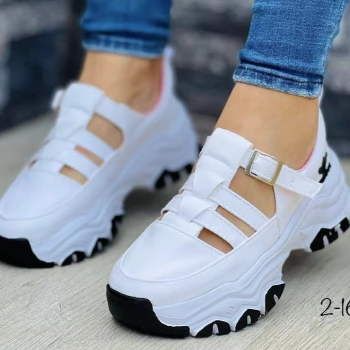 Dame Sporty Sneakers med åndbare indsats og skridsikker sål Stilla