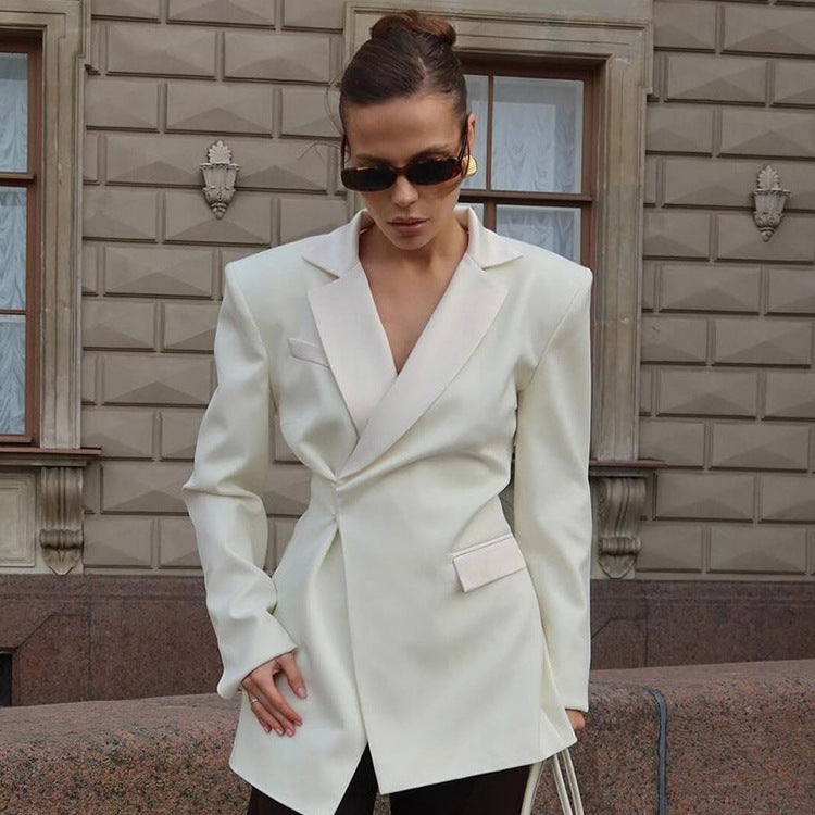 Dame Elegant skræddersyet blazerjakke Stilla