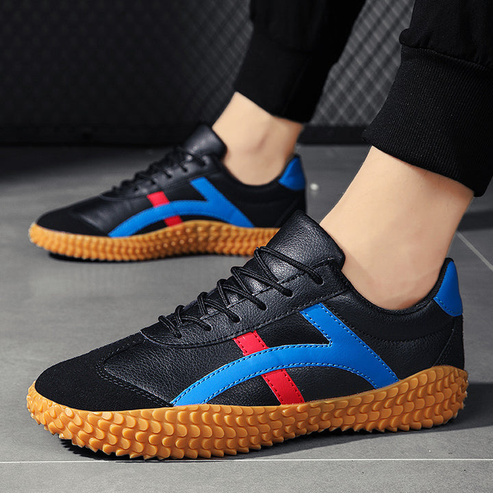 Unisex nan retro-urbane Mesh-sneaker med profileret gummisål og velourlæder tåhætte Skovae