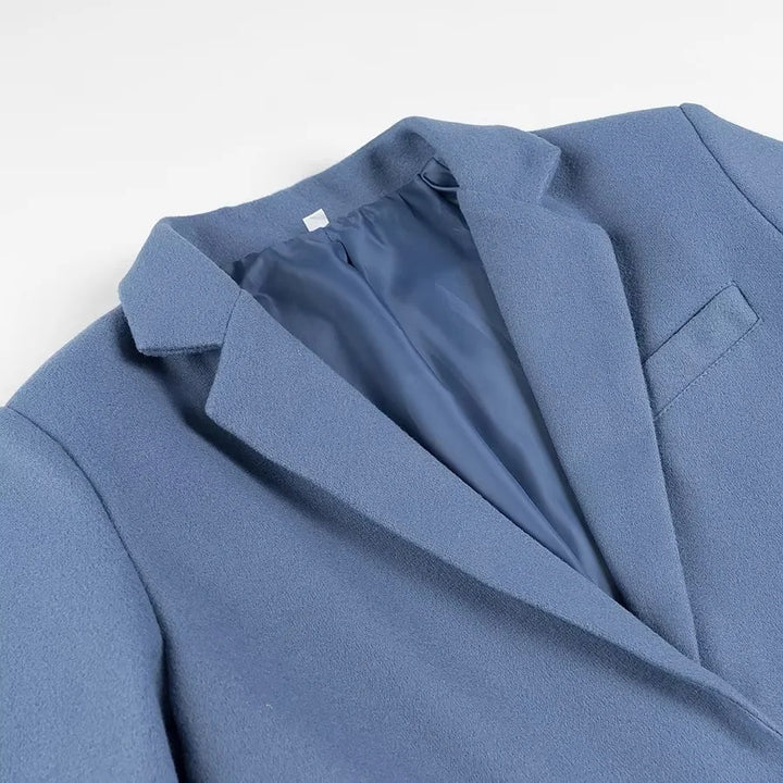 Damer elegant blazerjakke med frynse detaljer Stilla