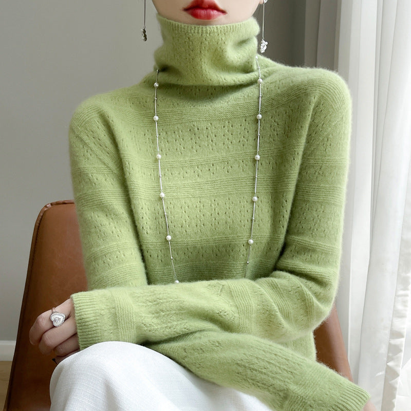 Stilla | Rullekrave sweater Blød strik sweater Langærmet design
