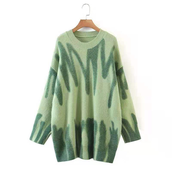 Kvinders oversized sweater med moderne gradient Stilla