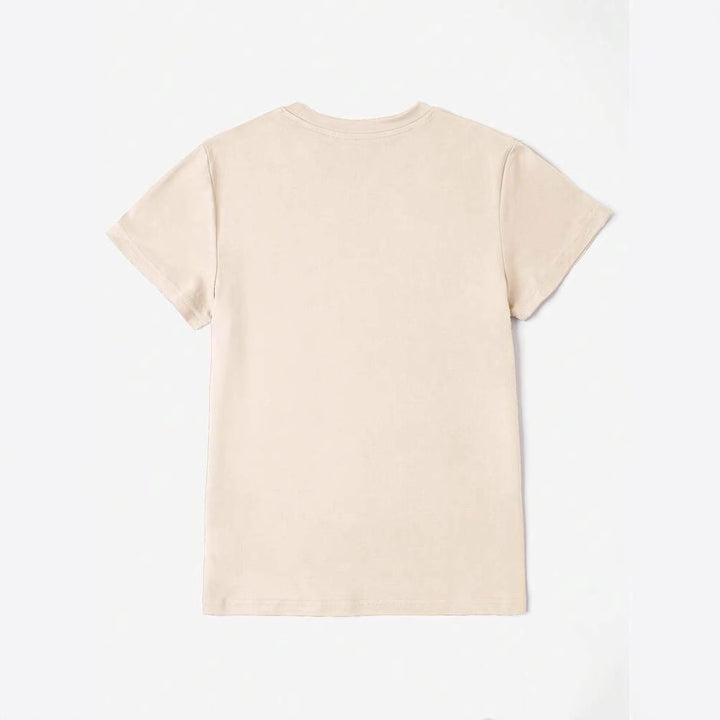 Dame T-shirt med kreativt leopardmotiv Stilla
