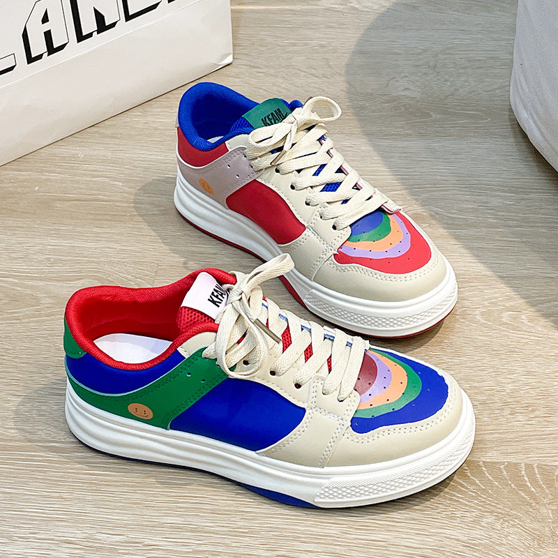 Dame Sneakers i farverigt design med åndbare egenskaber og støddæmpende sål Stilla