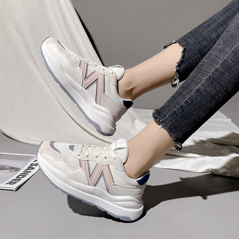 Dame Sporty Sneakers med åndbar mesh-konstruktion og stødabsorberende sål Stilla
