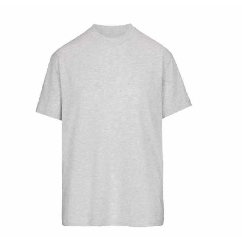 Dame minimalistisk højhalset kortærmet top Stilla