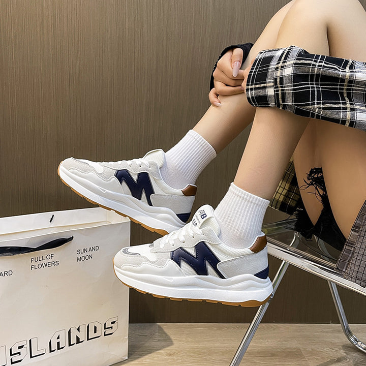 Dame Sporty Sneakers med åndbar mesh-overflade og fleksibel sål Stilla