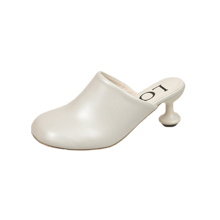 Femme Chunky Heel Slip-On Mules Stilla