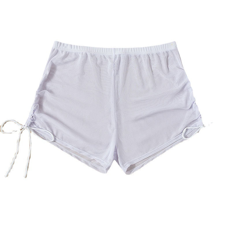 Dame Behagelige Badshorts med Rynkedetaljer Skovae