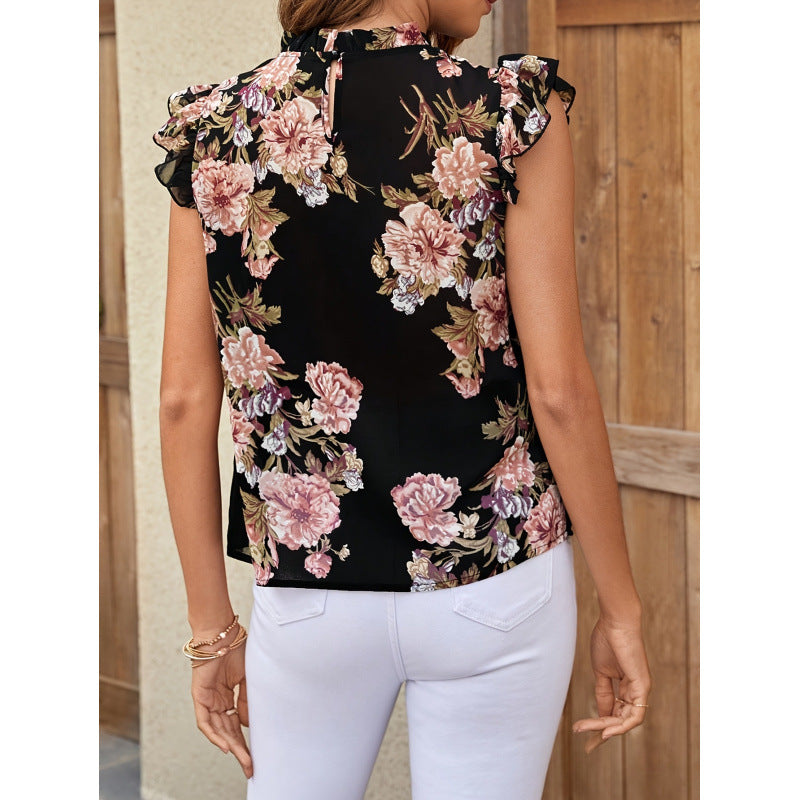 Dame Off-Shoulder Floral Peplum Top Stilla