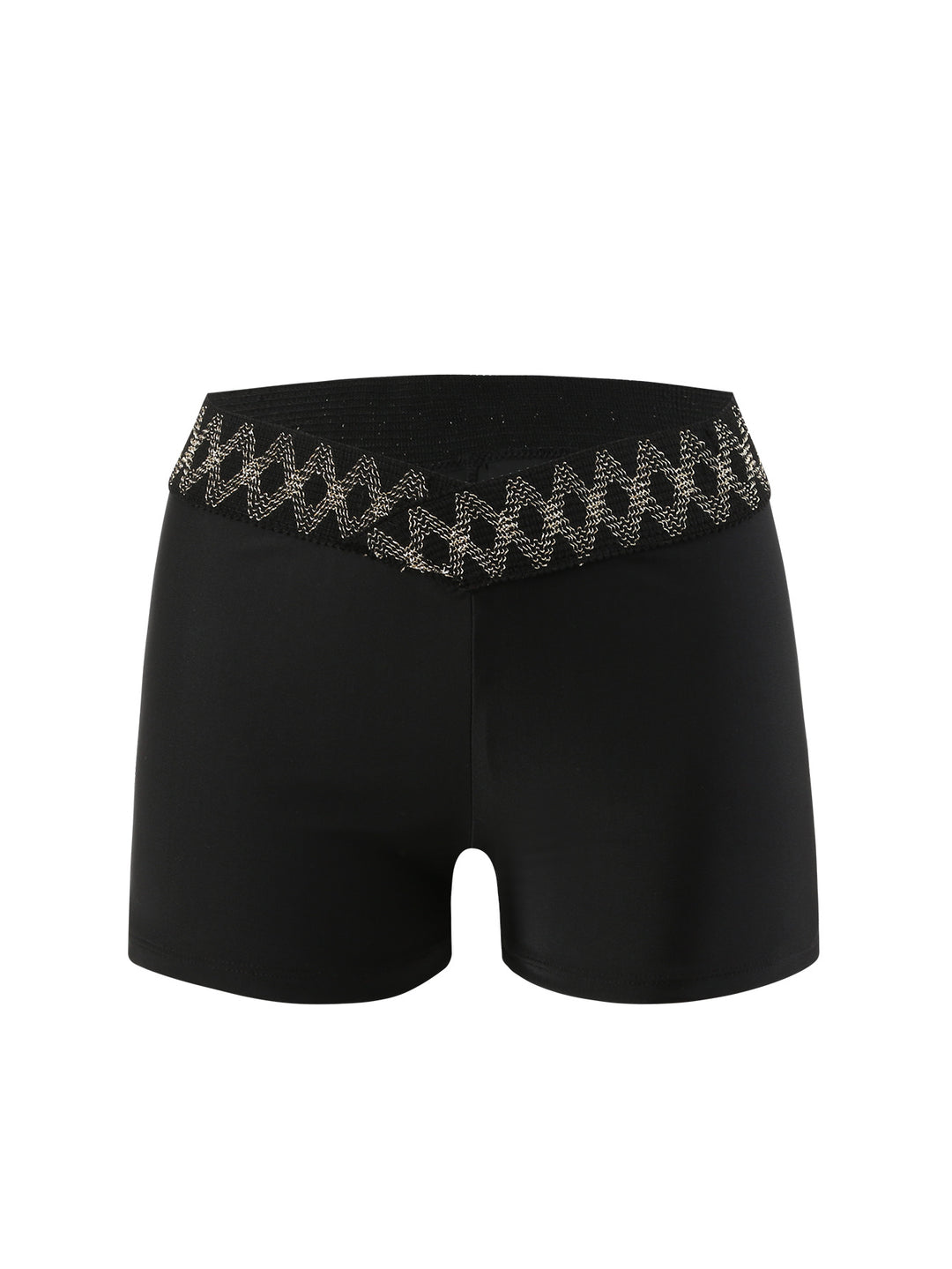 Dame Bade-shorts med glinsende elastisk bånd Stilla