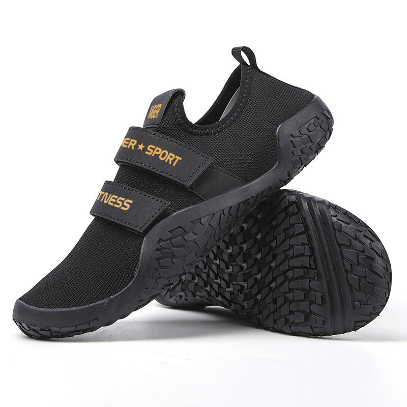 Dame nan åndbare velcro-sneakers med fleksibel skridsikker gummisål Skovae