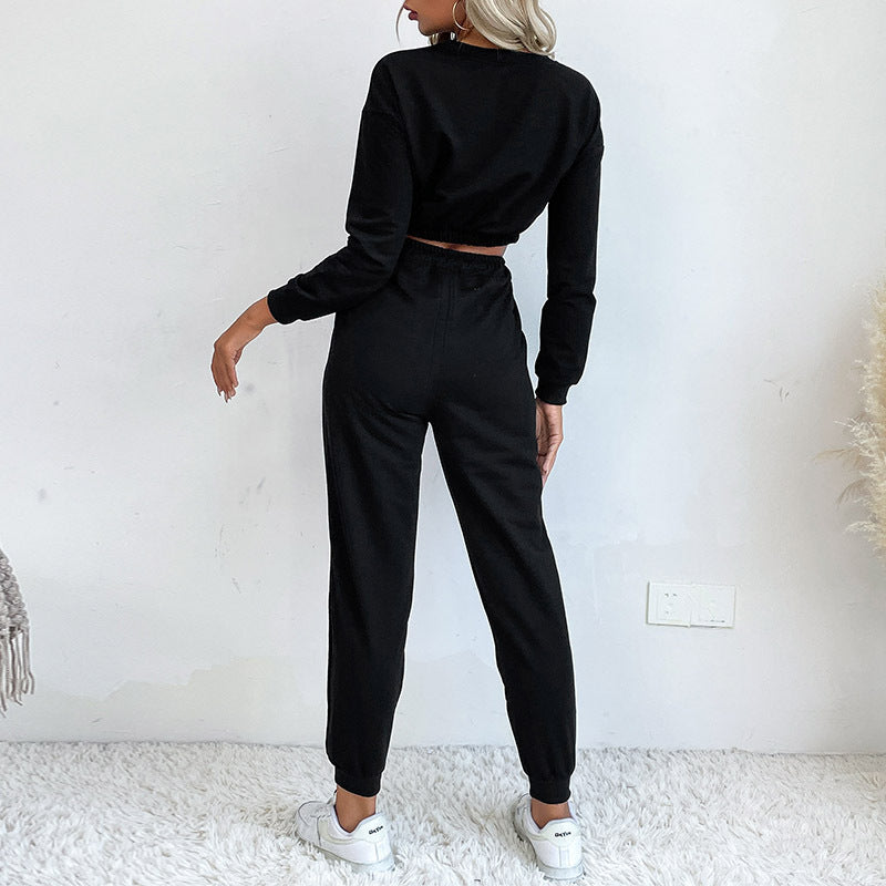 Kvinders praktiske jumpsuit med elastisk talje og flatterende knude detalje Stilla