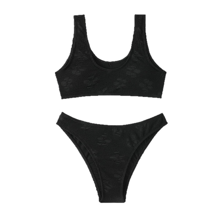 Damer struktureret ribbikini-sæt Stilla