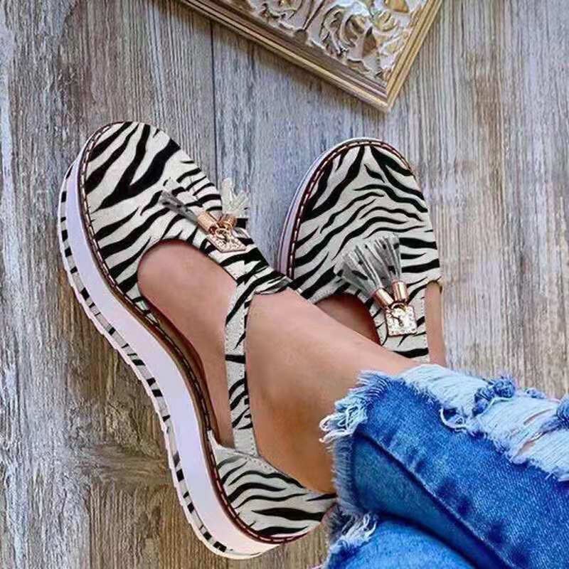 Dame mode sneakers i Zoo-stil Stilla