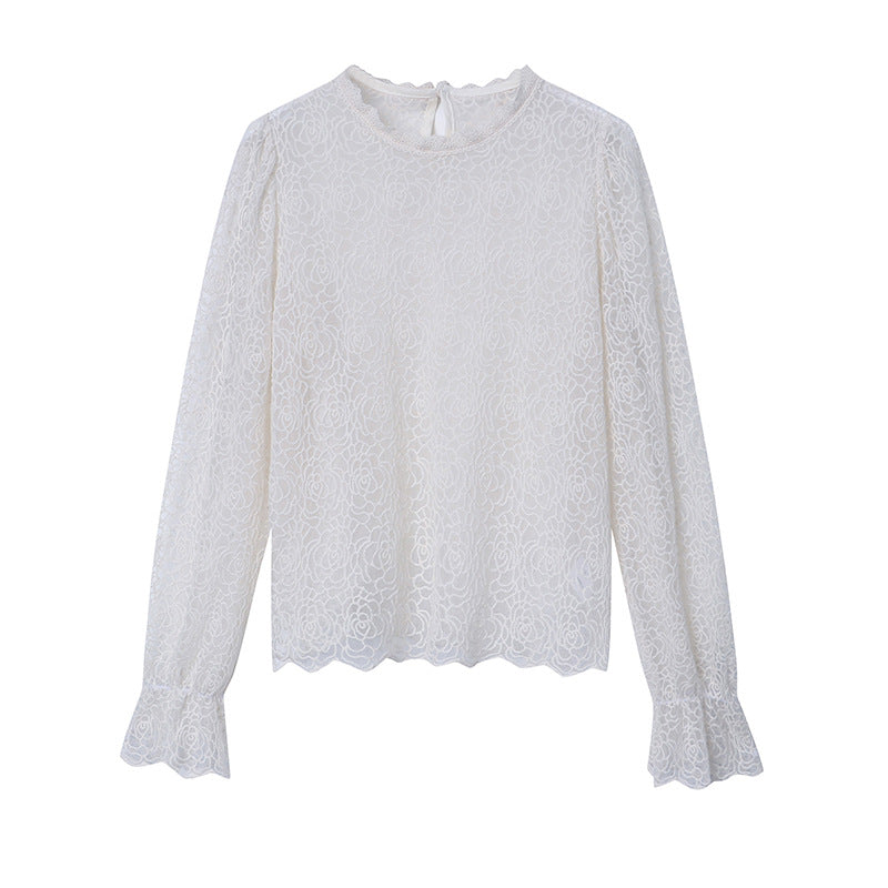 Damerne bluse lavet af fint blonde materiale Stilla