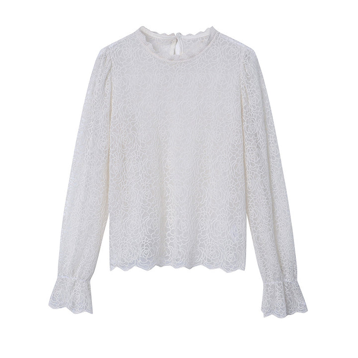 Damerne bluse lavet af fint blonde materiale Stilla