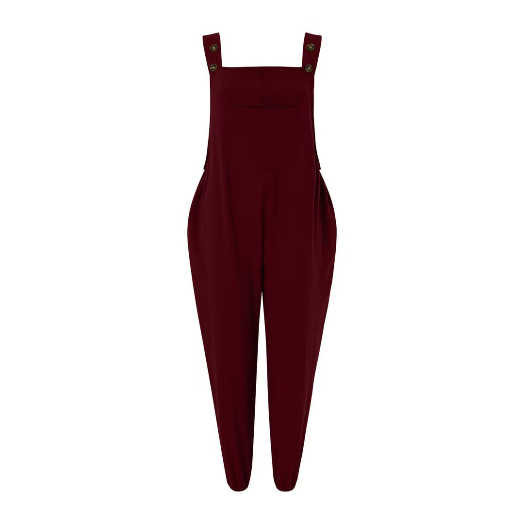 Dame stilfulde overalls med lommer Stilla