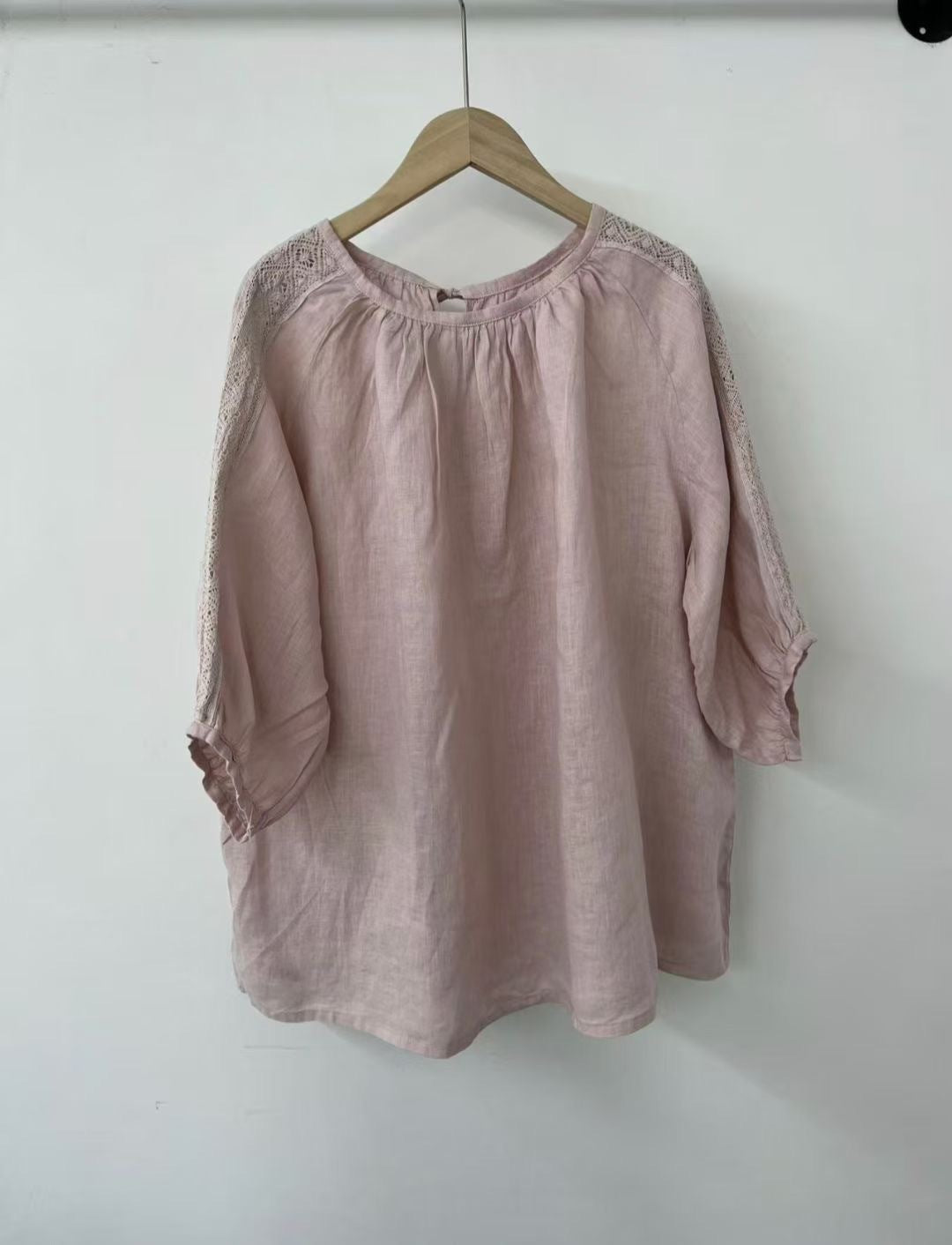 Femme Elegante Broderet Boho-Bluse Stilla