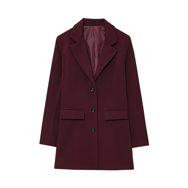 Dame skåret blazer med store lommer Stilla