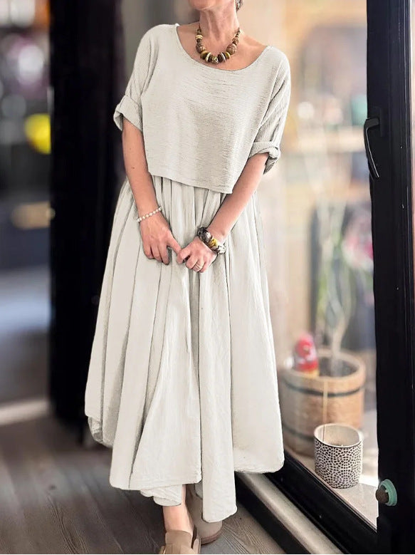 Dame Relaxed Fit Maxi Kjole Stilla
