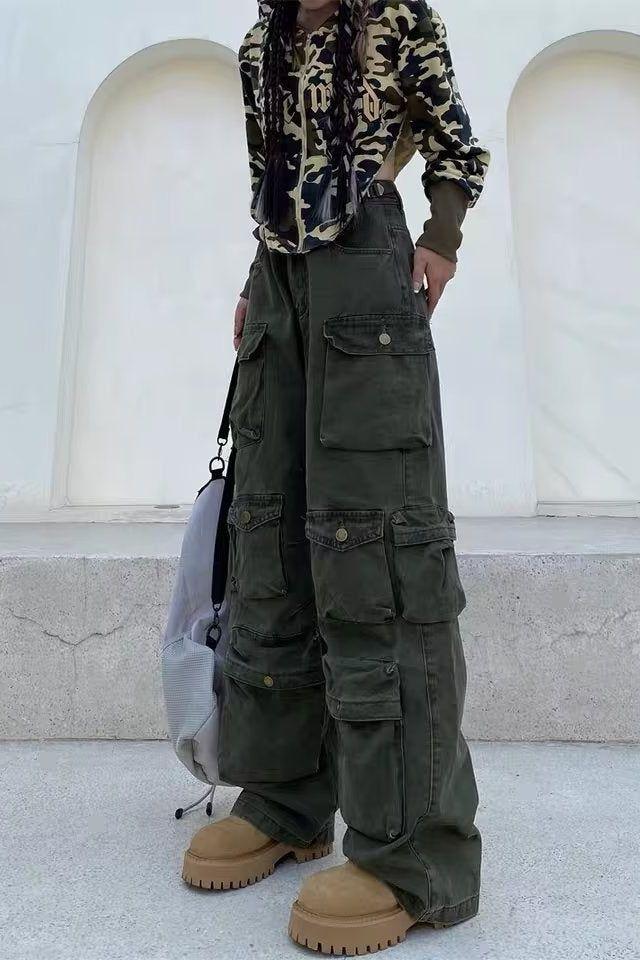 Stilla | Multi-pocket Loose Cargo Bukser