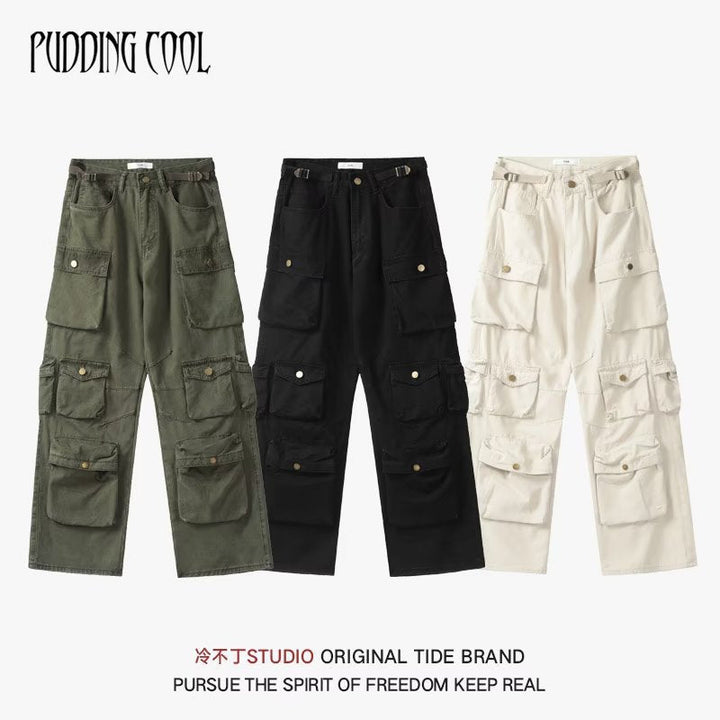 Stilla | Multi-pocket Loose Cargo Bukser