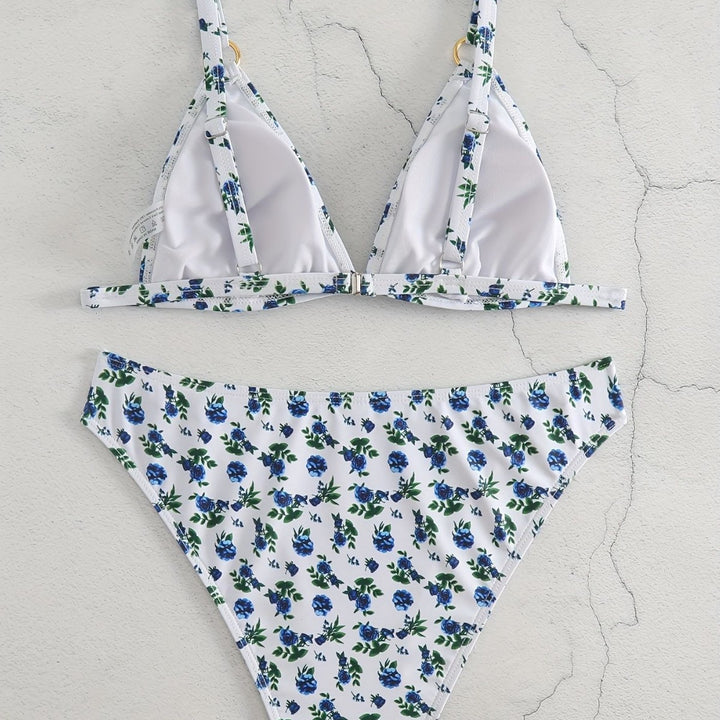 Dame triangelbikini med luksuriøse detaljer Skovae