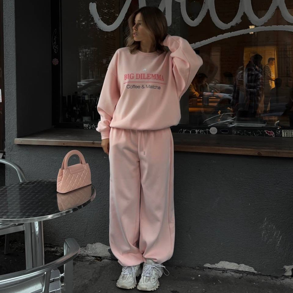 Dame Casual Tracksuit med Praktisk Linning og Casual Snit Stilla