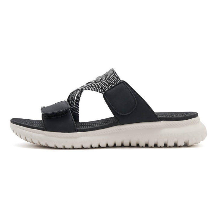 Dame Sporty Wellness-sandaler med fleksible stropper og støddæmpende sål Stilla