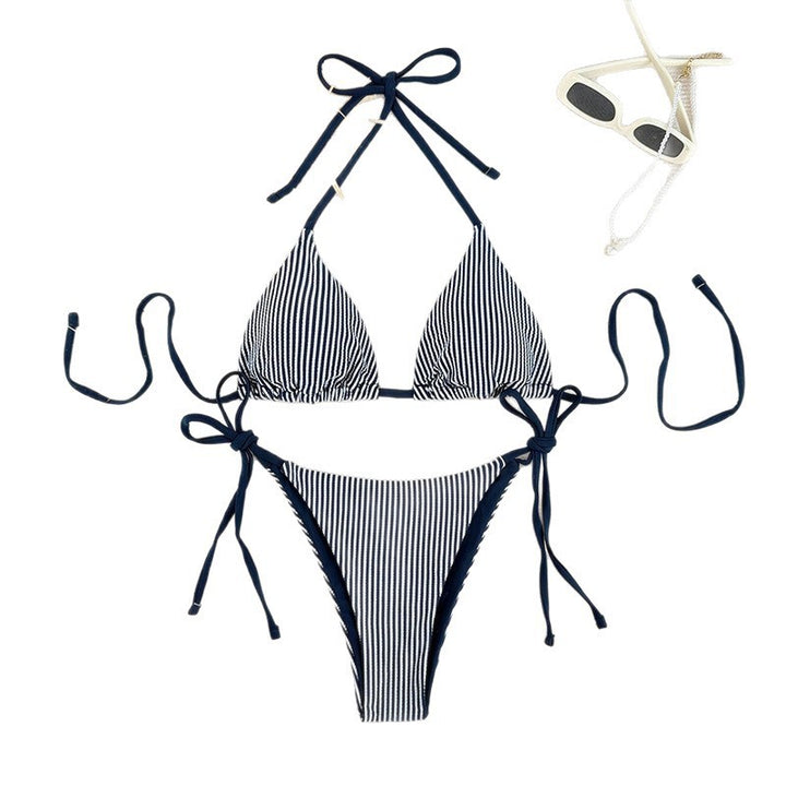 Dame Triangel-Bikini med justerbare bånd Skovae