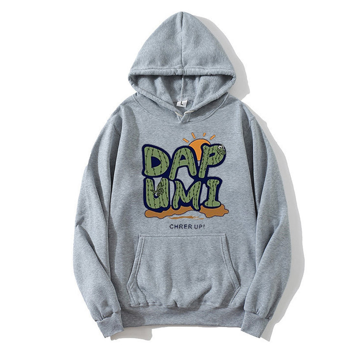 Dame hoodie med humoristisk grafisk design Skovae
