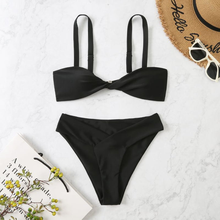 Dame Twist Front Bikini Sæt Stilla