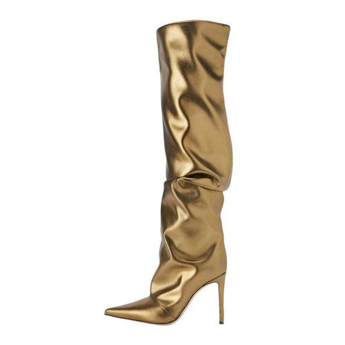 Femme Over-the-Knee Slouchy Stiletto Støvler Stilla