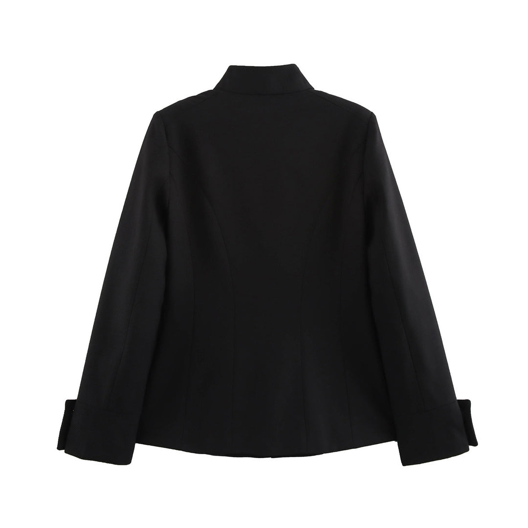 Dame elegant kort jakke med dekorative knapper Stilla