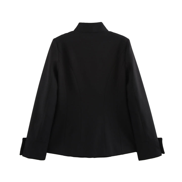 Dame elegant kort jakke med dekorative knapper Stilla