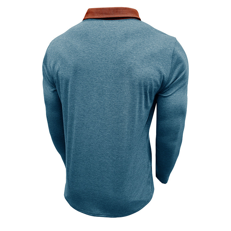 Herre Langærmet Polo T-shirt Stilla