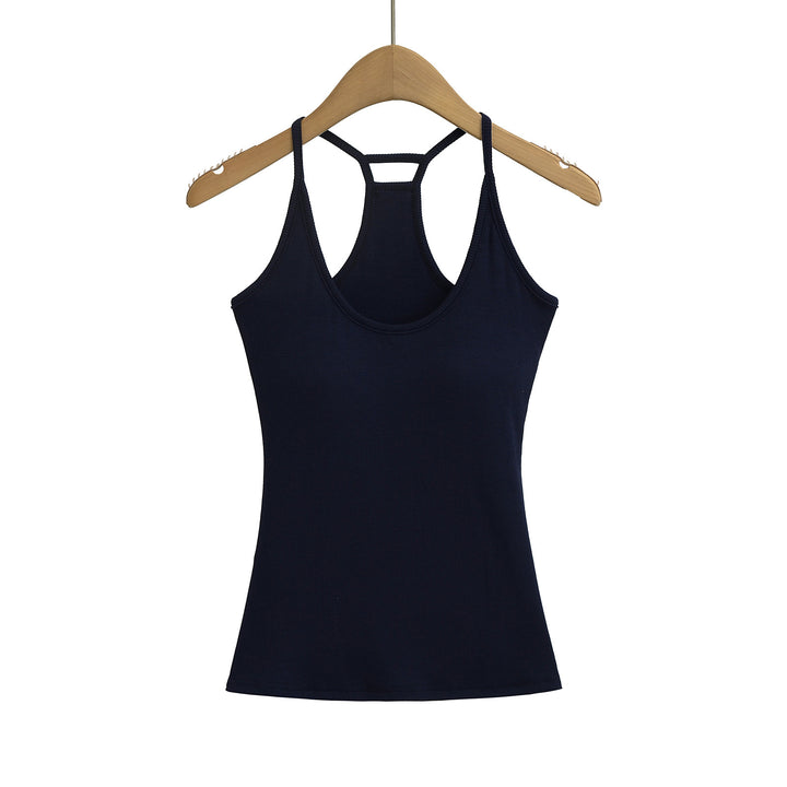 Dame sporty tanktop med racerback og åndbart bomuldsstof Stilla