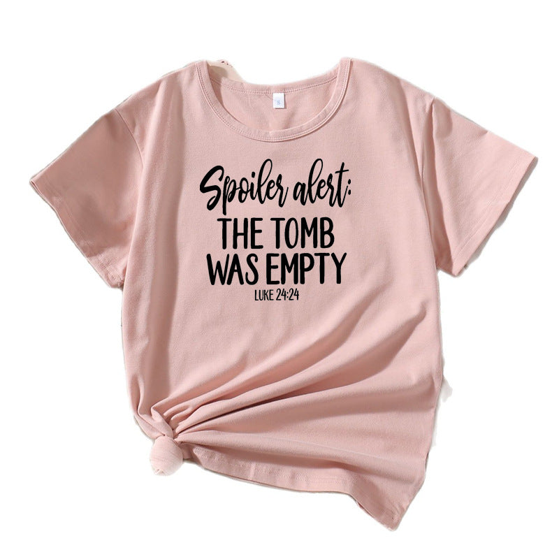 Dame Grafisk Korte Ærmer T-Shirt Stilla