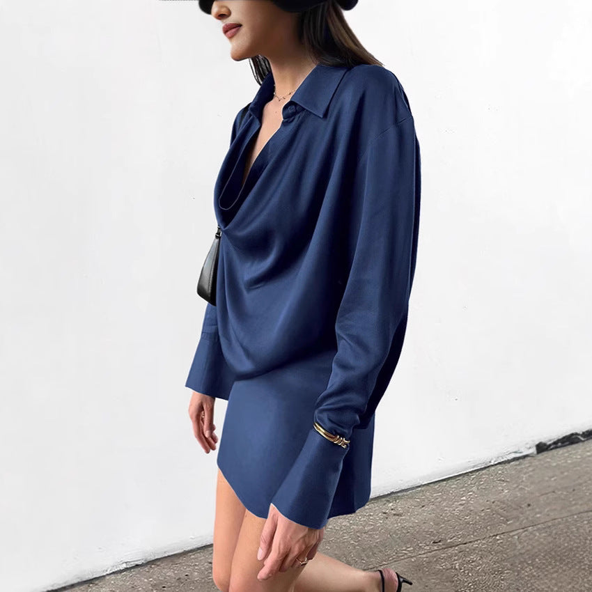 Dame Minikjole med asymmetrisk skæring og elegant Off-Shoulder Design Stilla