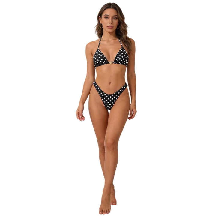 Dame Triangel-Bikini med spændende Leo-mønster Skovae