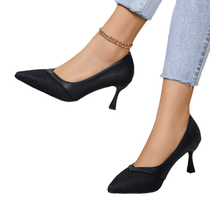 Dame elegante High-Heel Pumps med fint spids-Design Stilla