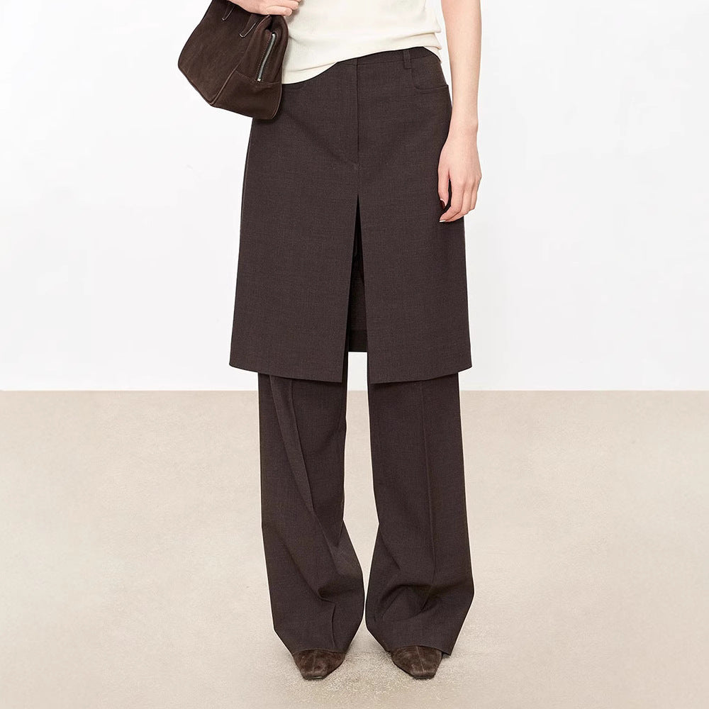 Dame Mode Culotte lavet af høj kvalitet stof med elegant plissé Stilla