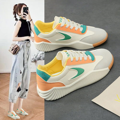 Dame sporty sneakers med elastisk dæmpningsteknologi og åndbart overmateriale Stilla