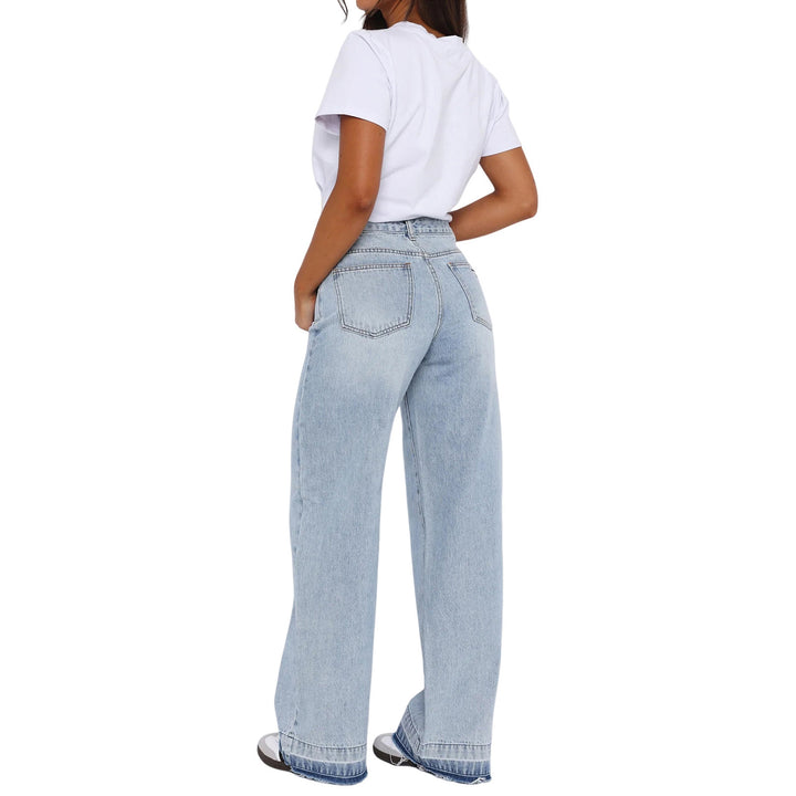 Dame Løstskårne High-Waist Jeans med modent såvel som behageligt Stretch Stilla